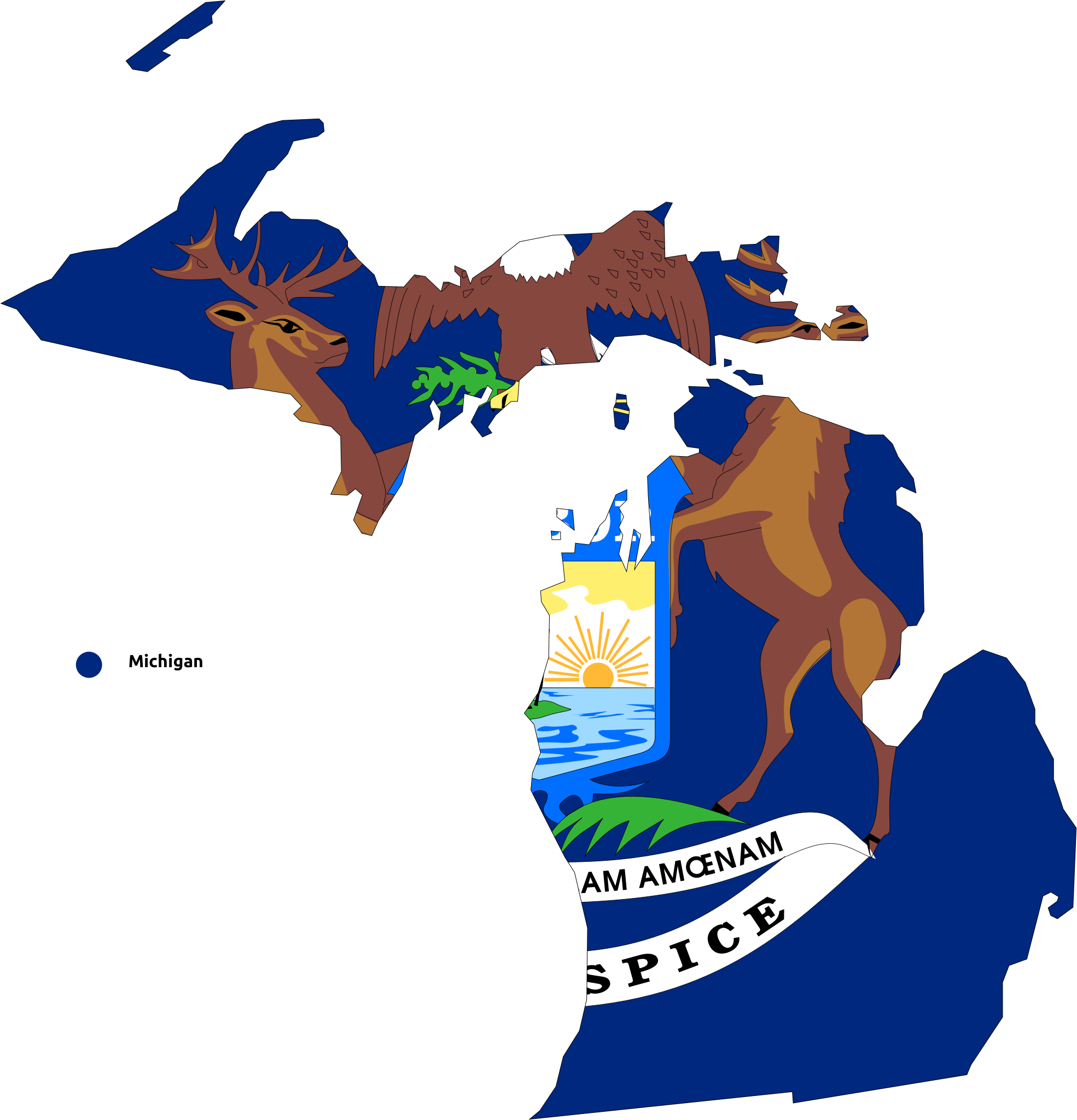 Flag-state of Michigan
